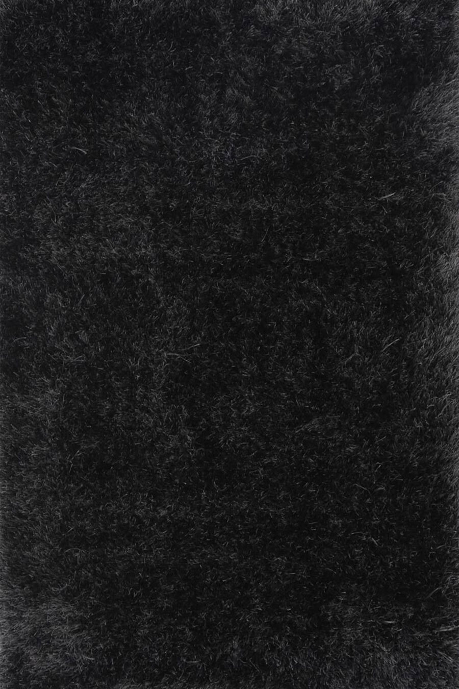 Elisa Silky Soft Black Shaggy Rug