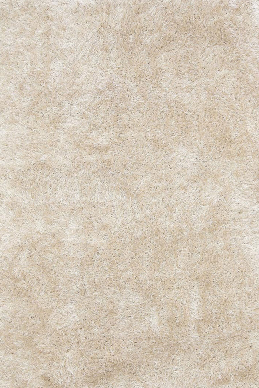 Large View Elisa Plain Beige Thick Shaggy Rug