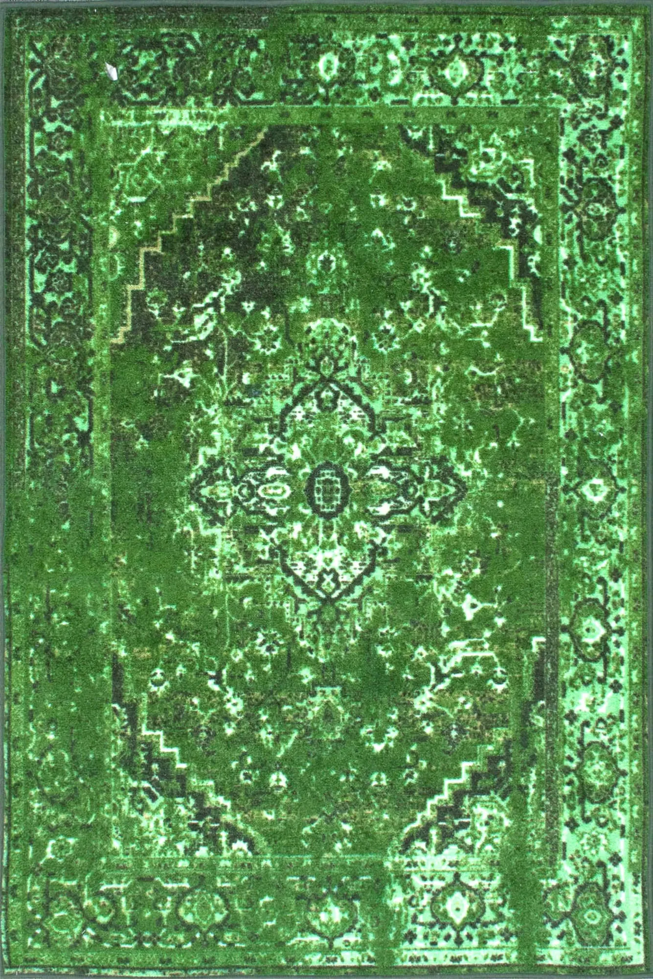 Ellie Overdyed Rubber Backed Rug