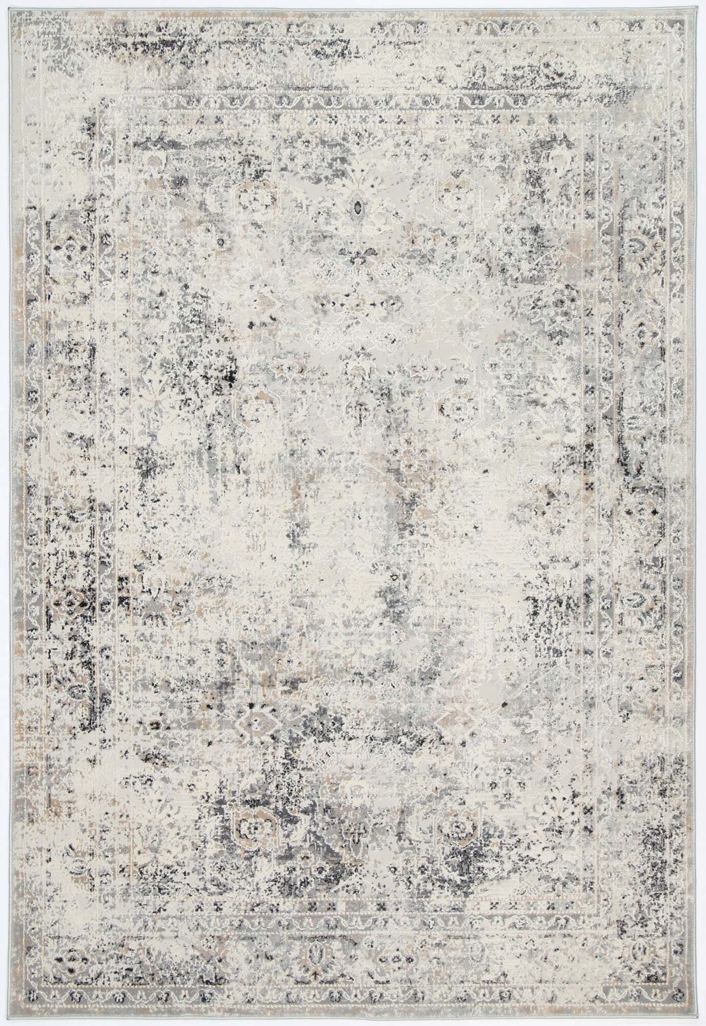 Large View Elvis Traditional Distressed Rug