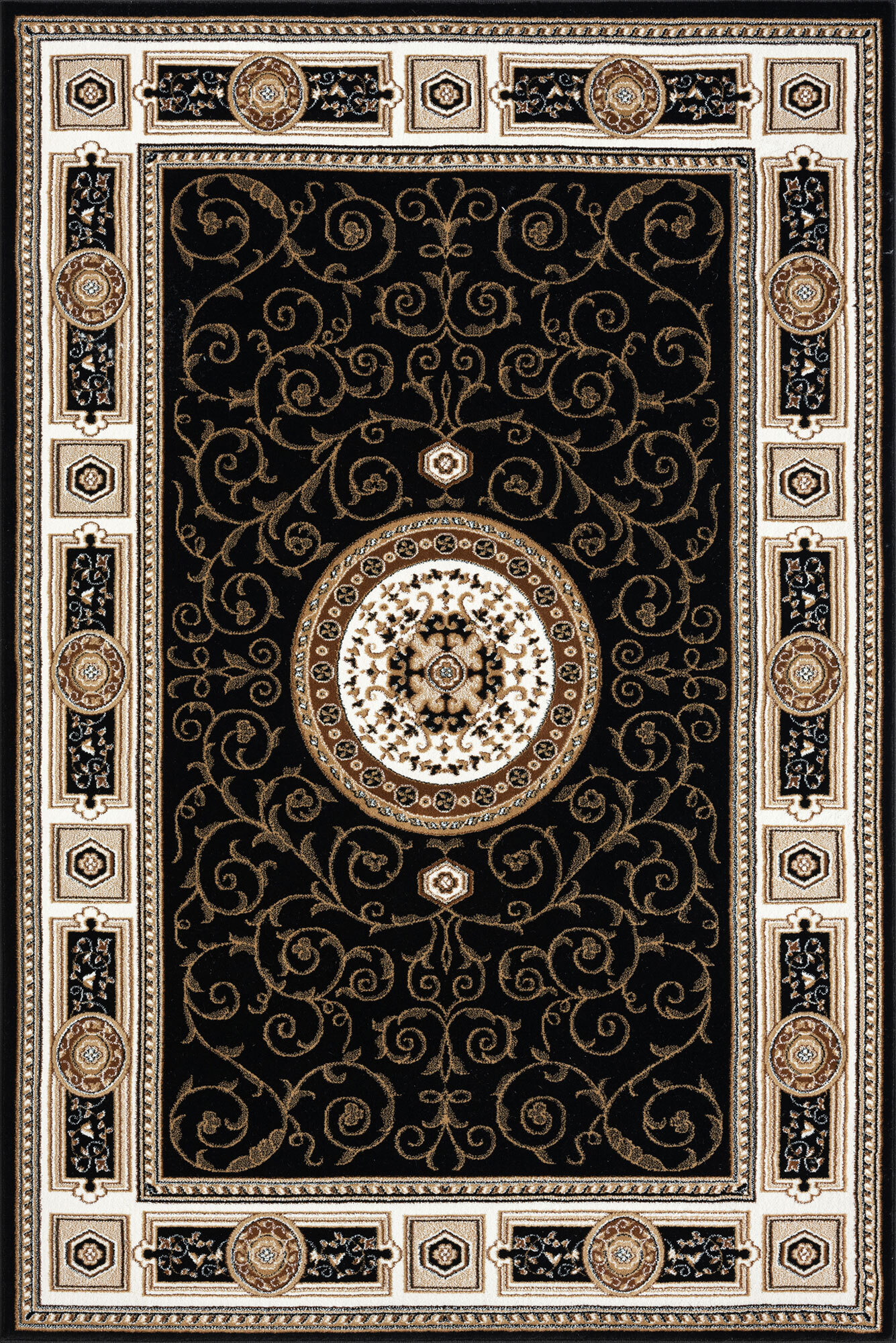 Large View Erwin Traditional Medallion Rug