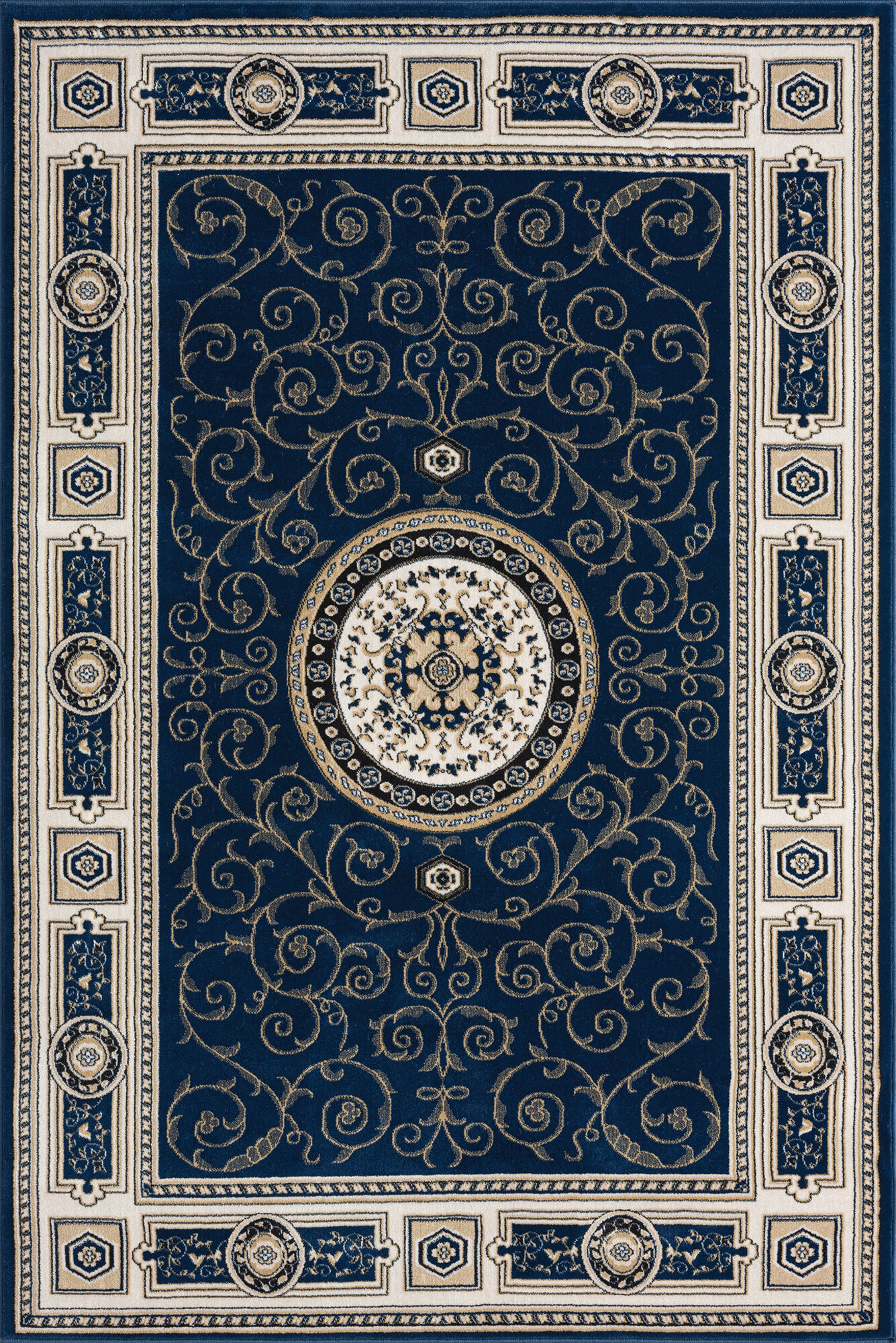 Large View Erwin Traditional Medallion Rug