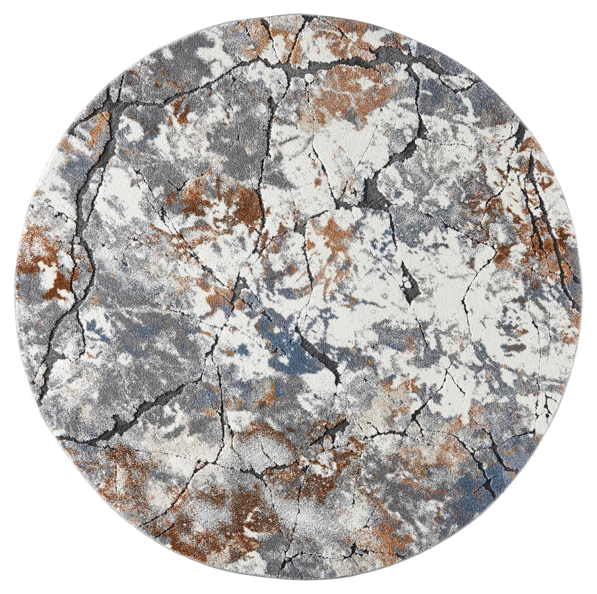 Fantasy Contemporary Marble Rug