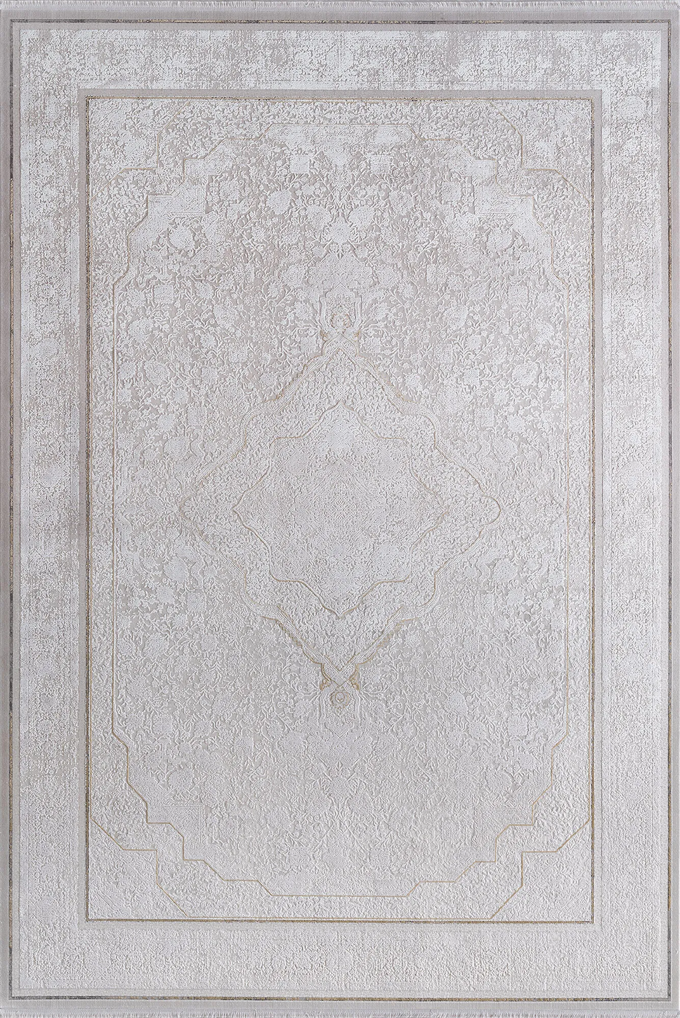 Large View Fendi Embossed Medallion Rug