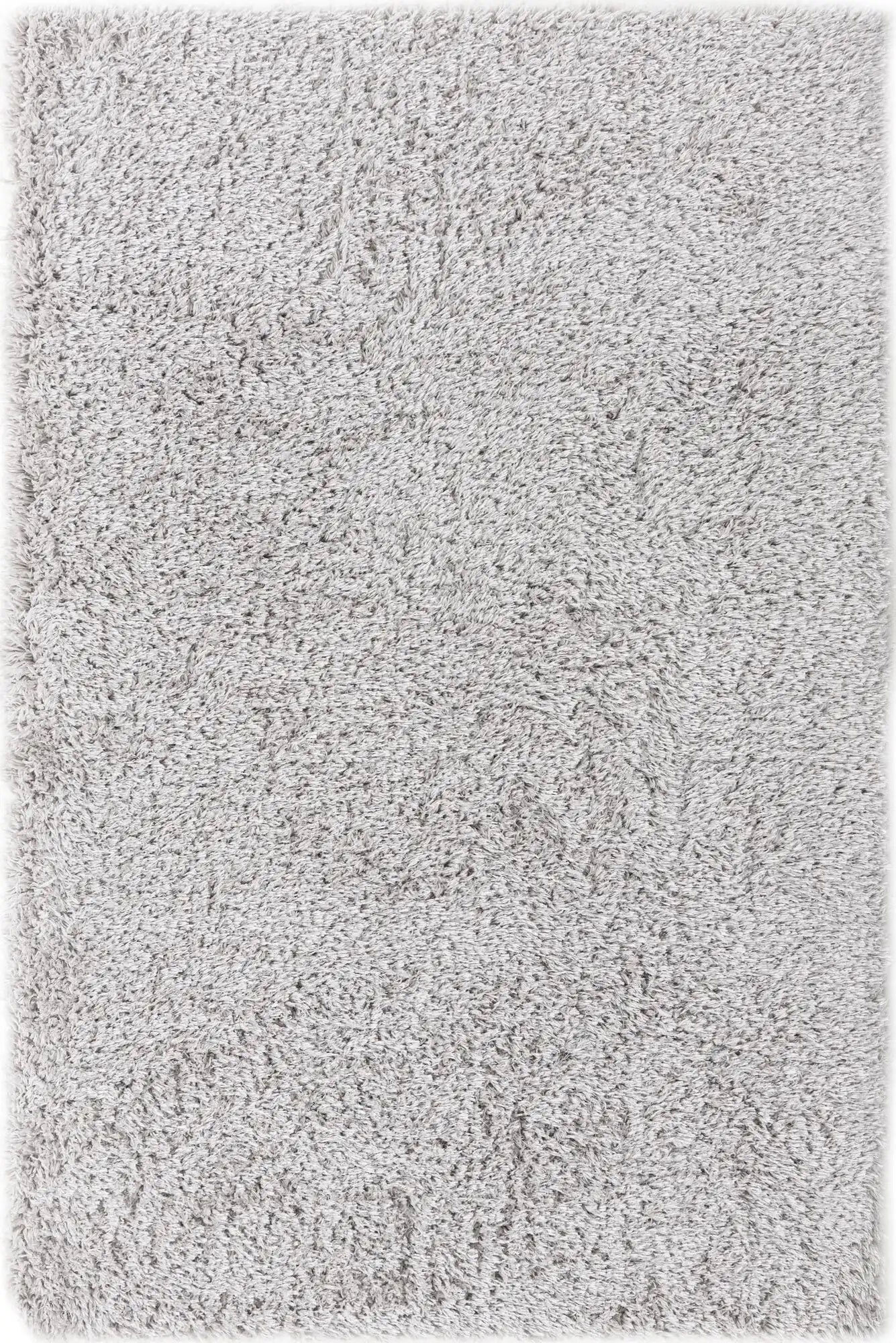 Large View Frida Plain Grey Thick Shaggy Rug