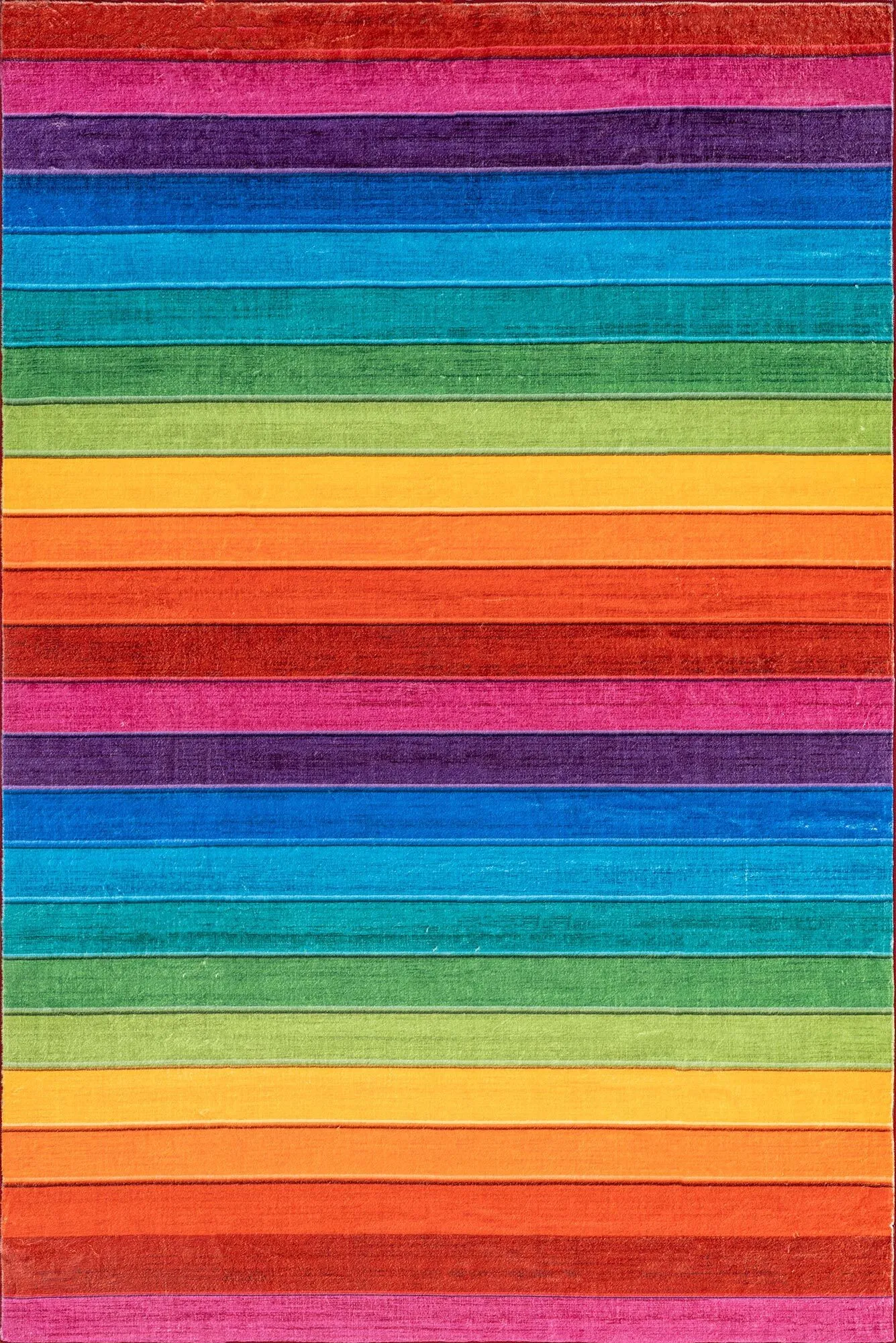 Large View Funtime Kids Multi Striped Rug