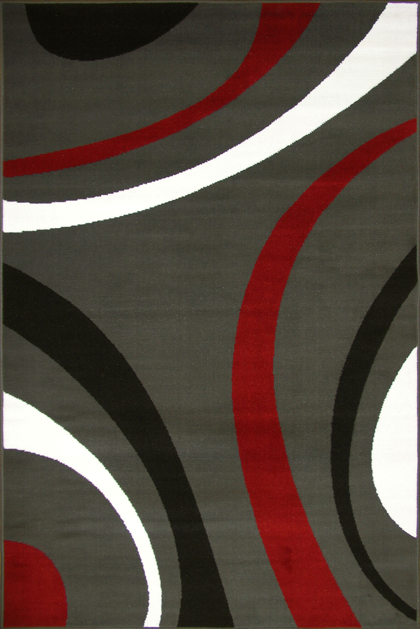 Gil Grey Modern Abstract Rug