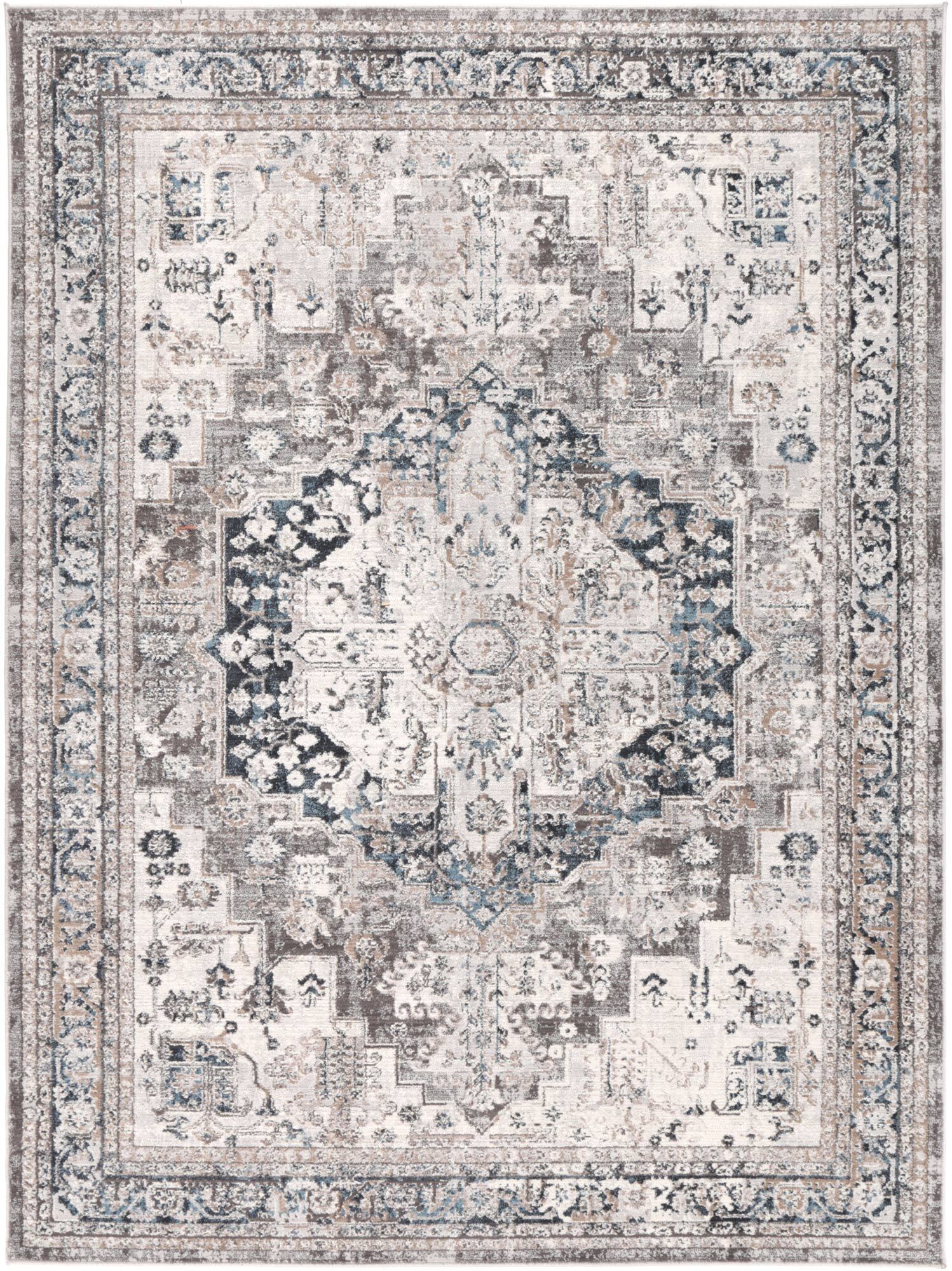 Large View Haze Traditional Overdyed Rug