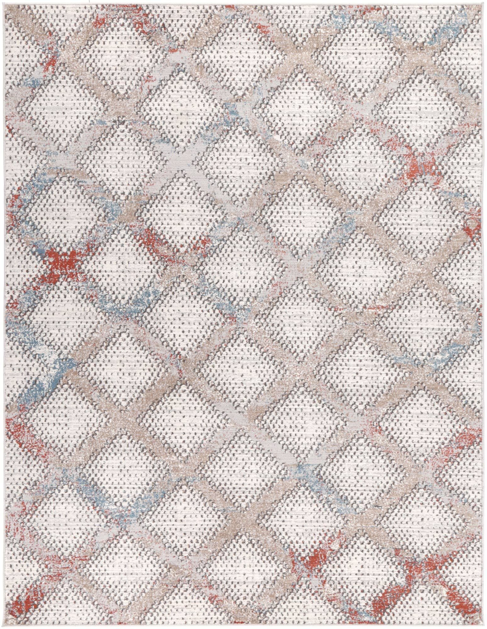 Haze Contemporary Trellis Rug