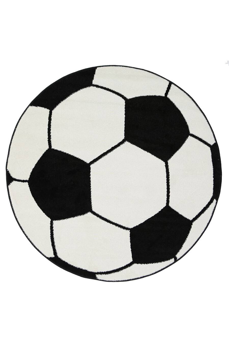 Hello Round Soccer Ball Kids Rug