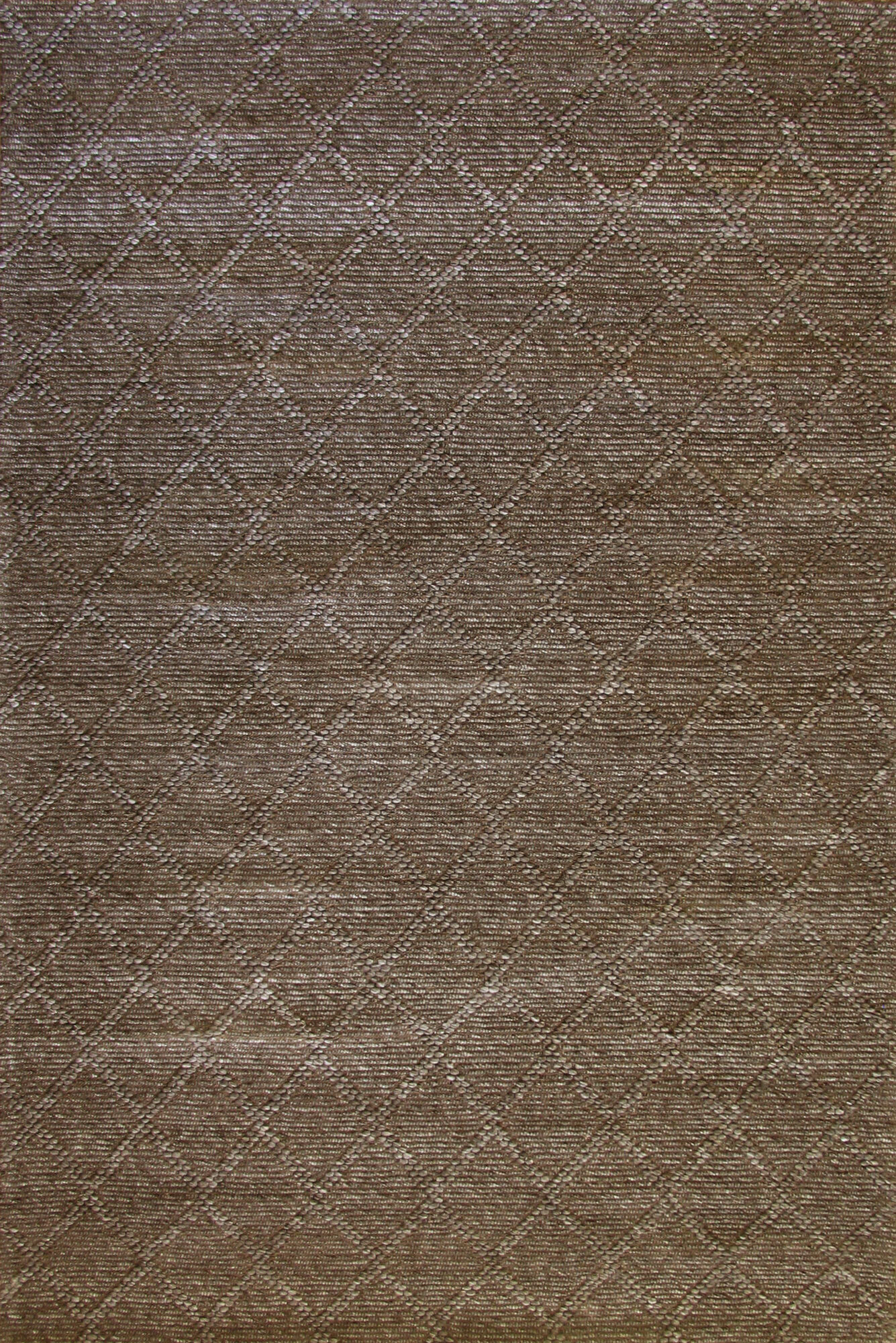 Harper Brown Diamond Wool Rug