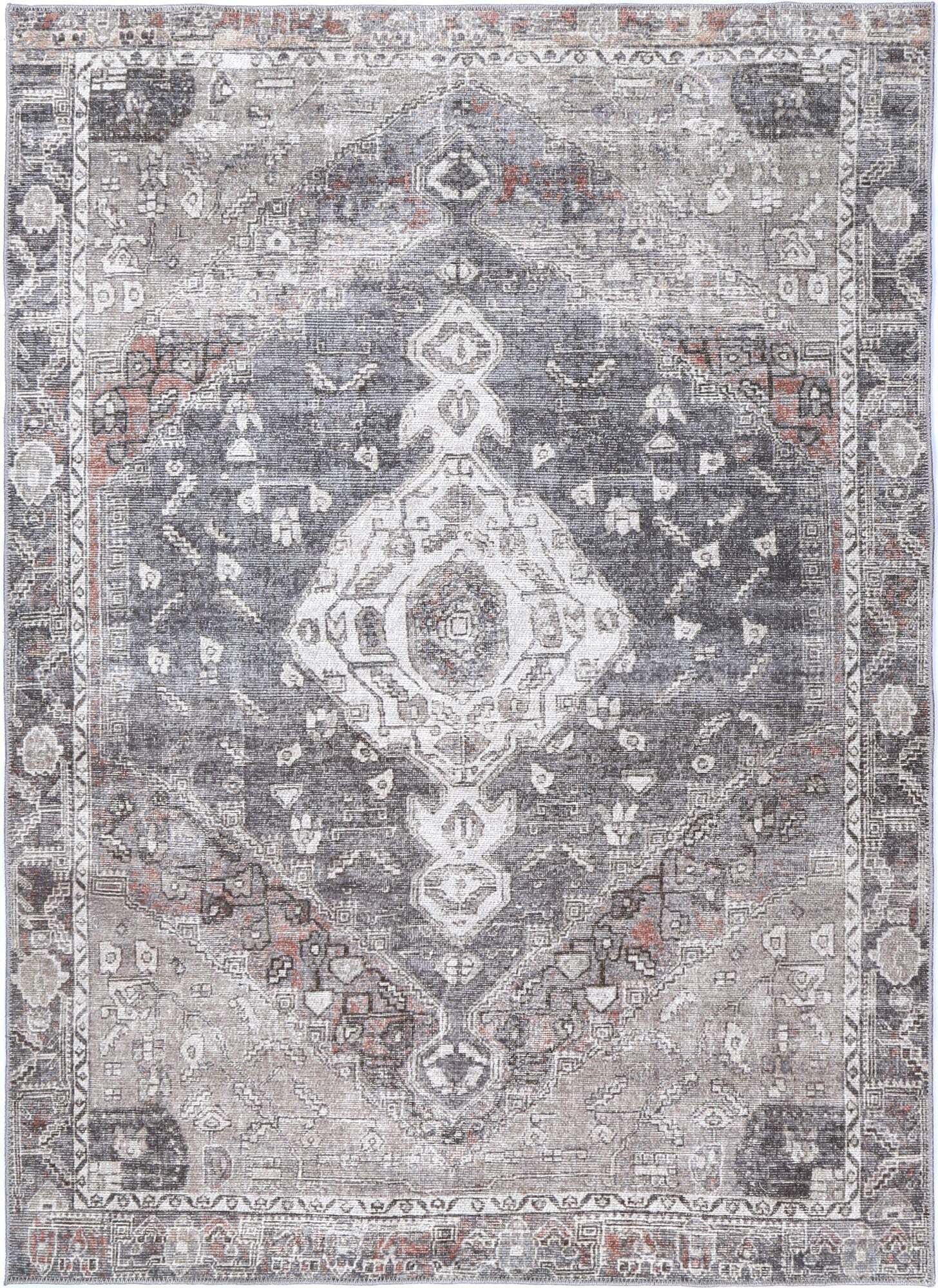 Large View Huxly Machine Washable Rug