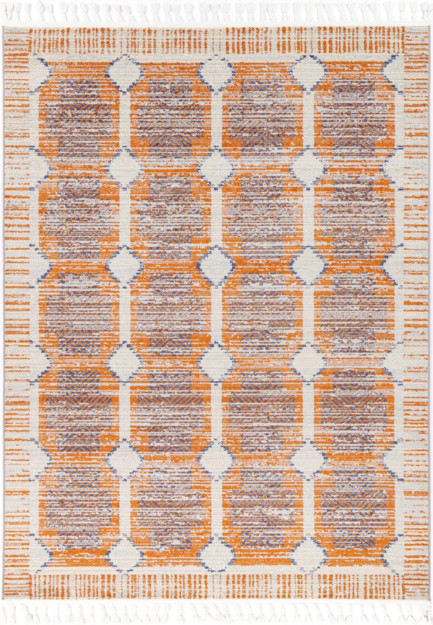 Inti Moroccan Orange Tribal Rug