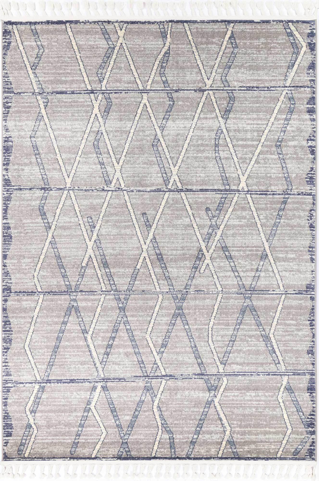 Large View Inti Moroccan Tribal Fringed Rug