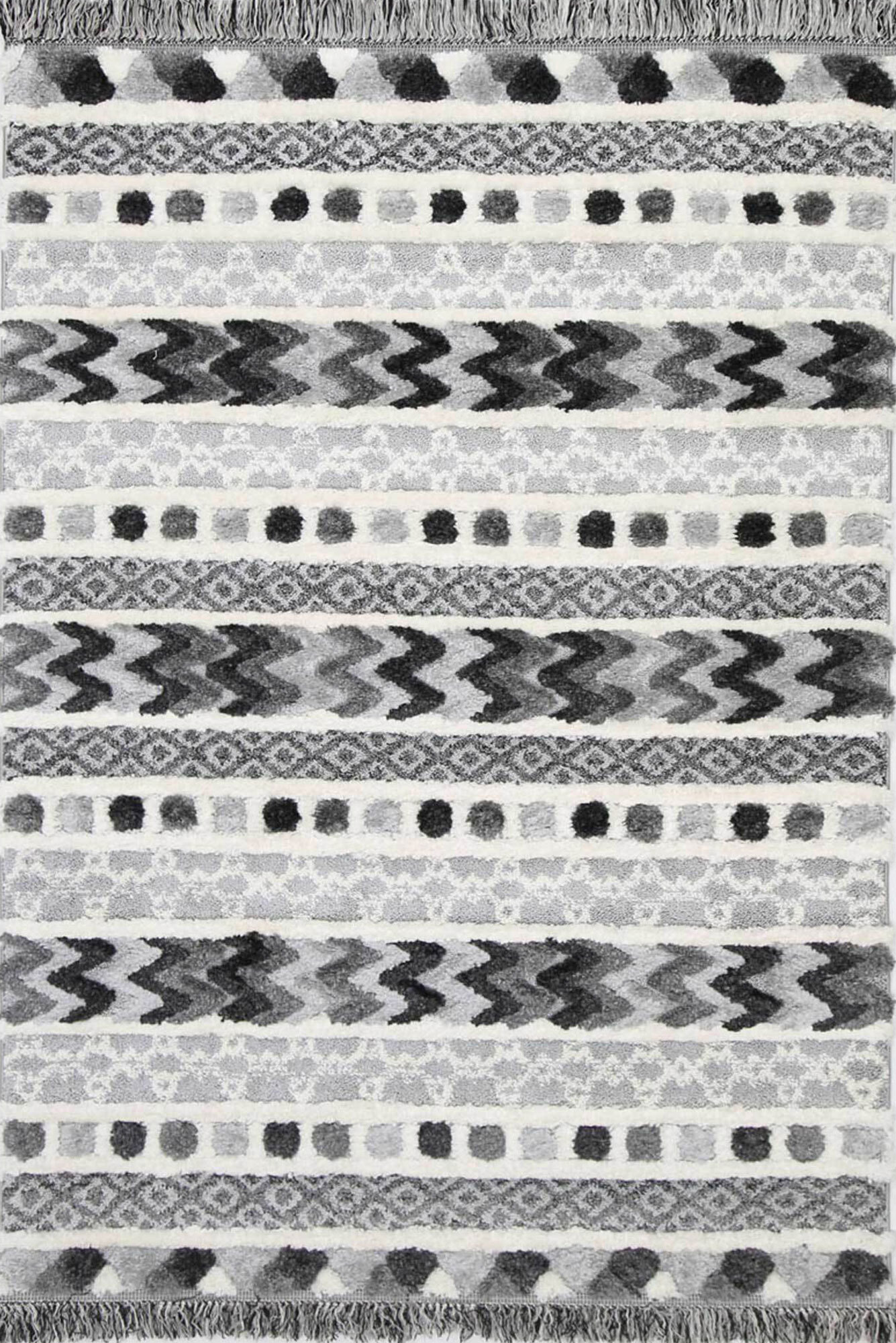 Kevin Moroccan Striped Tribal Rug