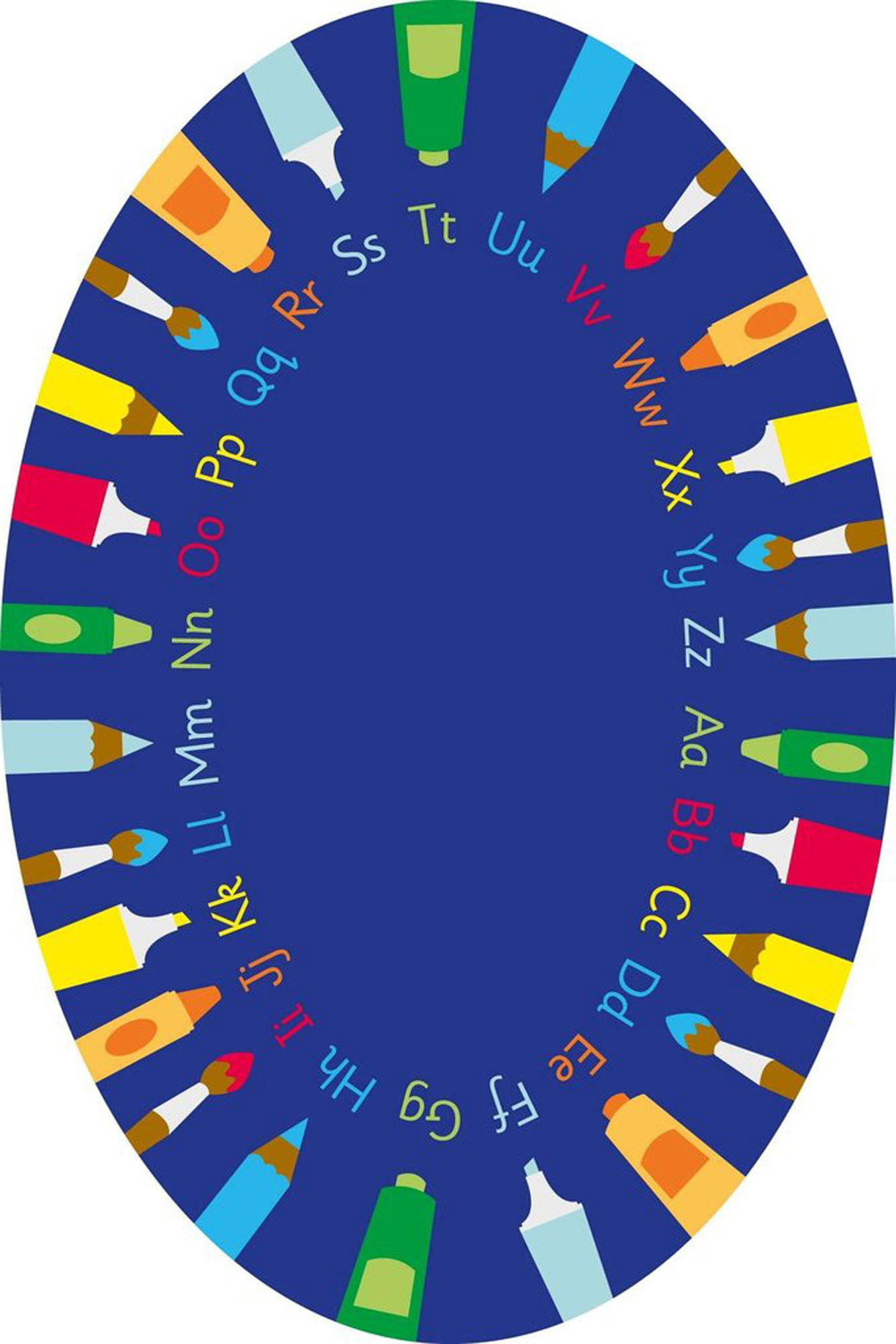 Kids Alphabet Pencil Rug
