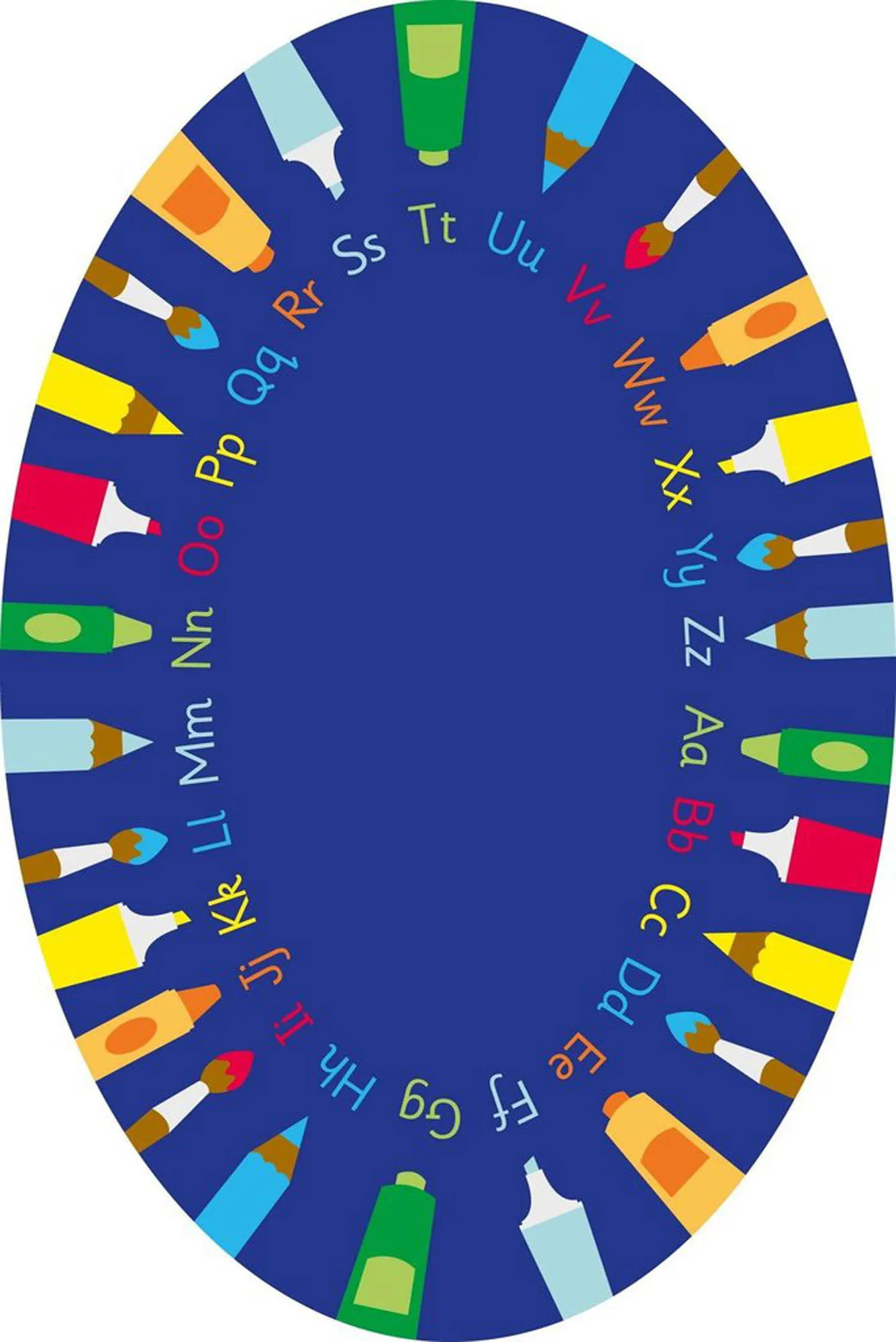 Kids Alphabet Pencil Rug