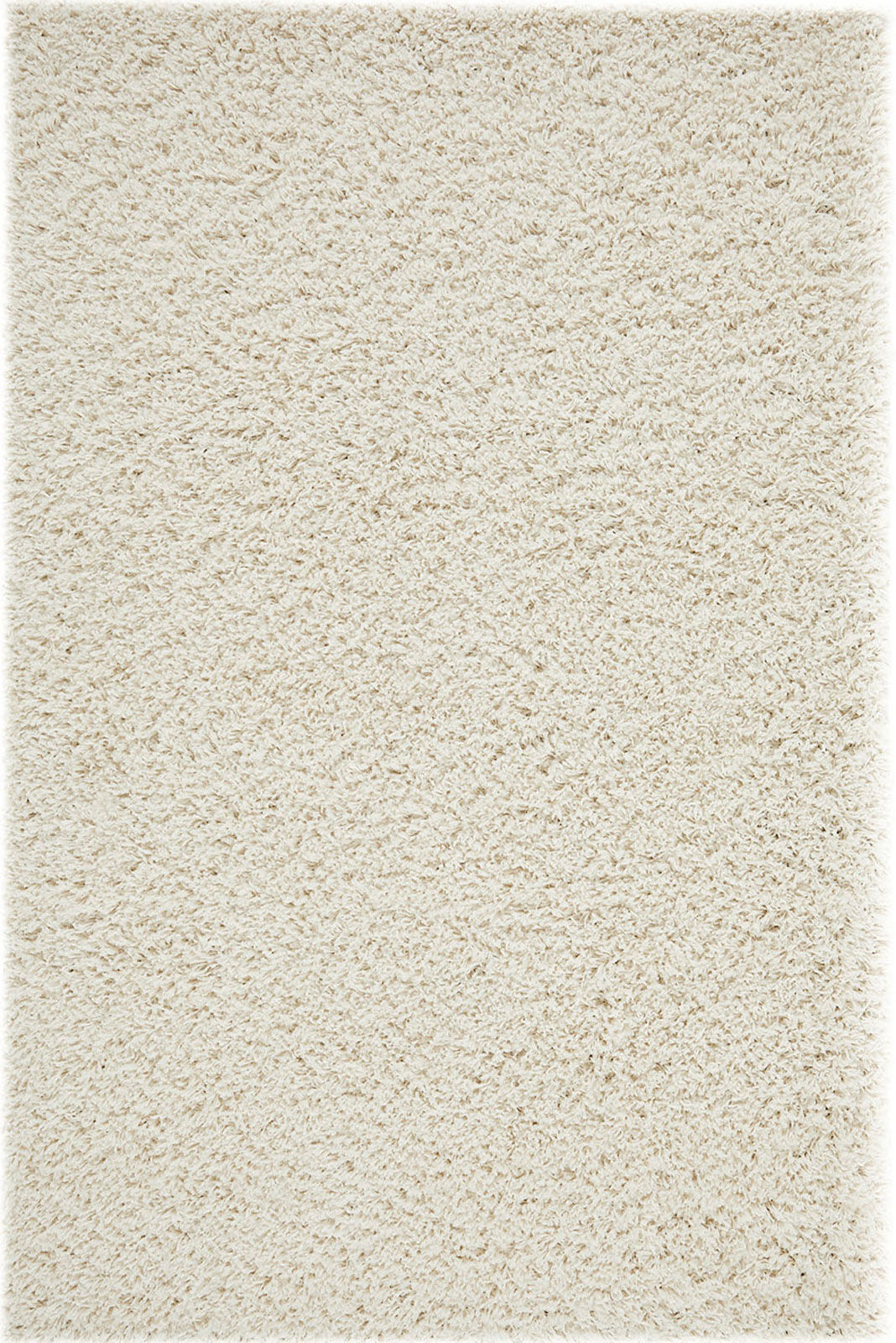 Lara Plain Cream Shaggy Rug