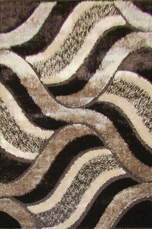 Logan Modern Wavy Shaggy Rug