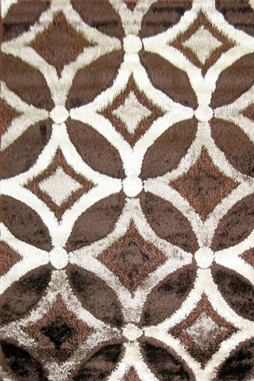 Large View Logan Modern Brown Shaggy Rug
