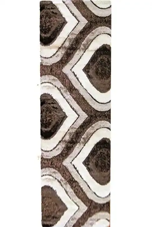 Logan Modern Brown Shaggy Rug