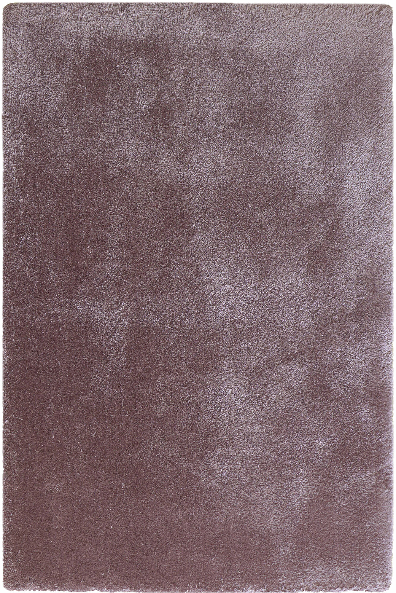 Luxe Plain Lilac Shaggy Rug