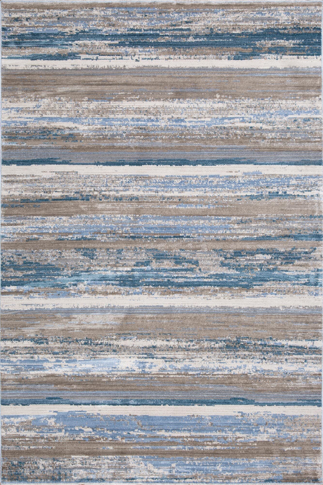 Large View Lukas Contemporary Striped Rug