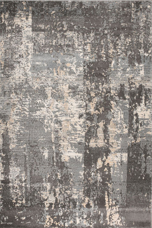 Large View Luna Grey Contemporary Rug