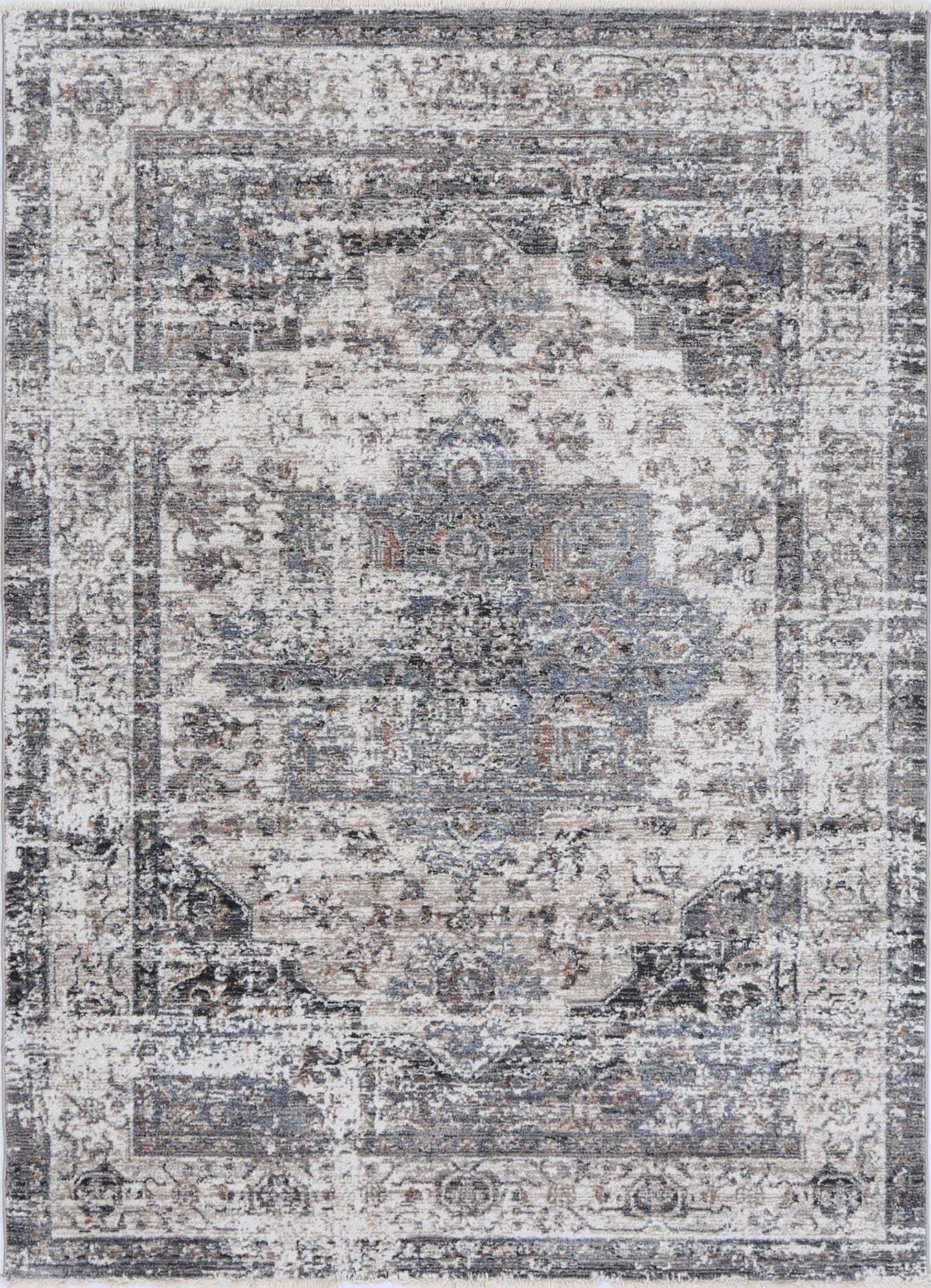 Large View Mario Traditional Medallion Rug