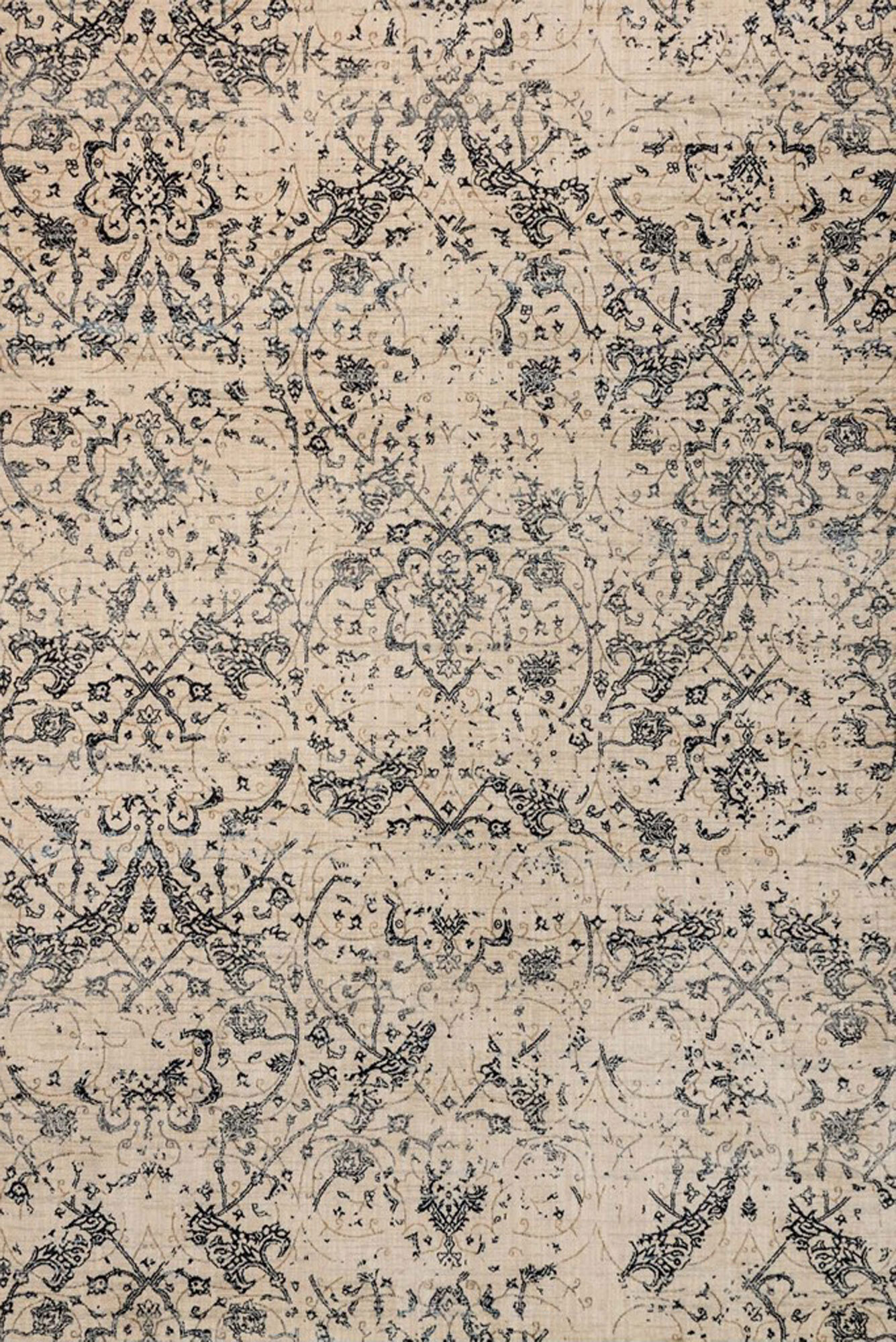 Large View Melanie Contemporary Floral Rug
