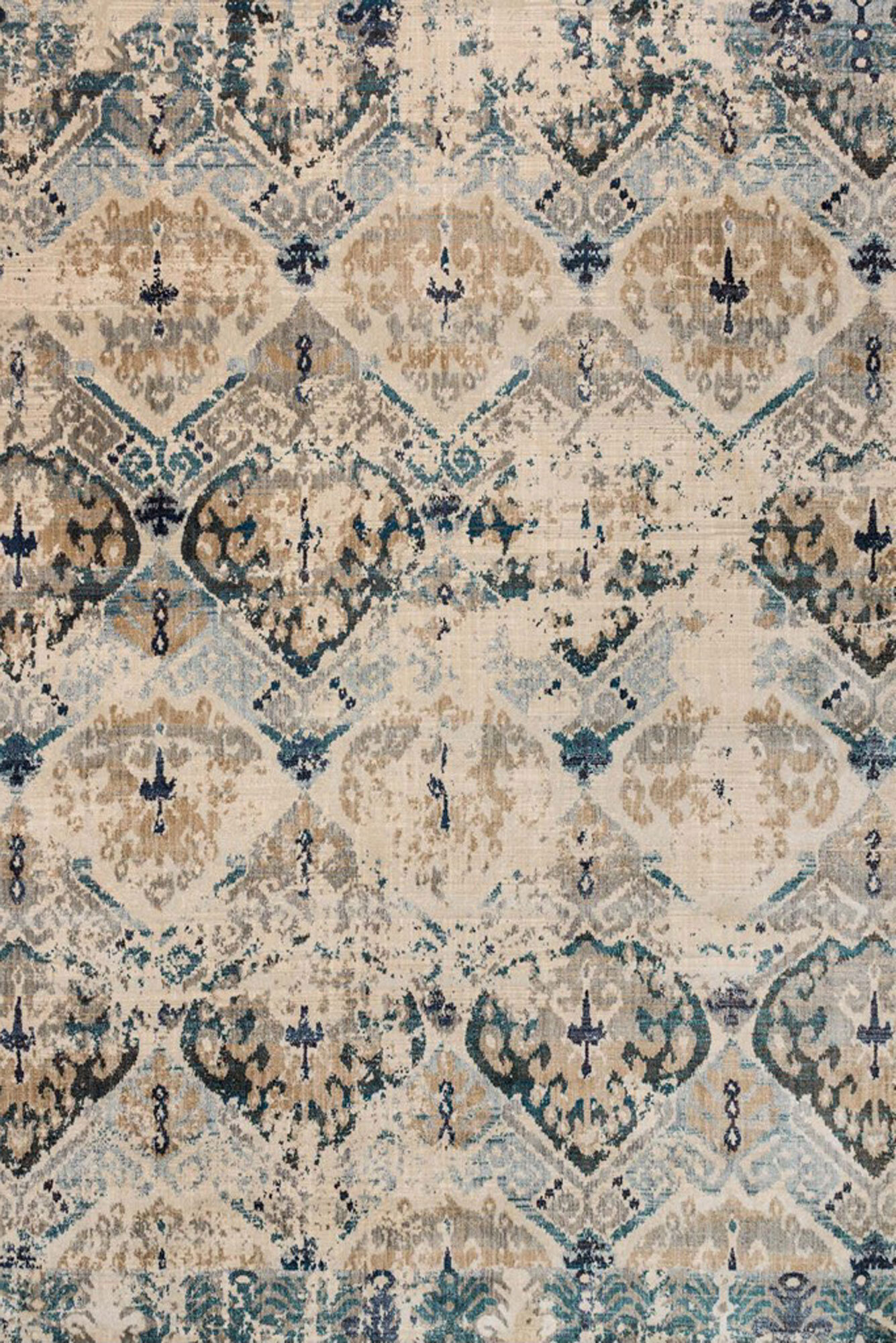 Large View Melanie Overdyed Beige Rug