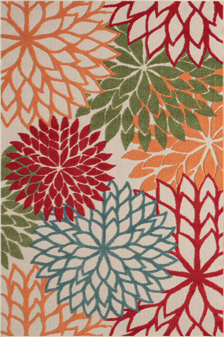 Large View Miko Floral Indoor / Outdoor Rug