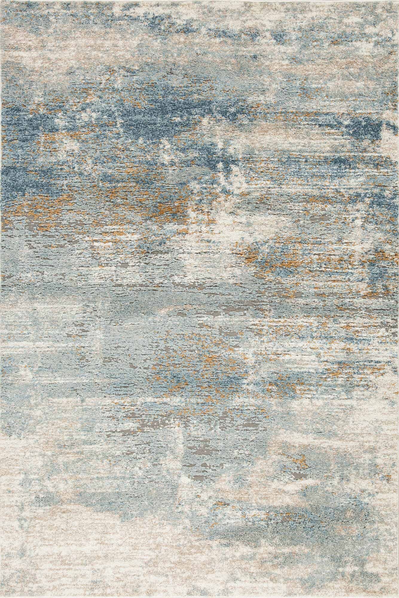 Large View Mineral Abstract Rug