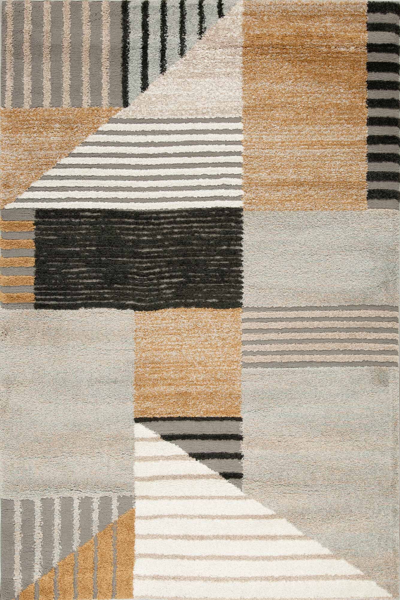 Large View Mineral Modern Geometric Rug