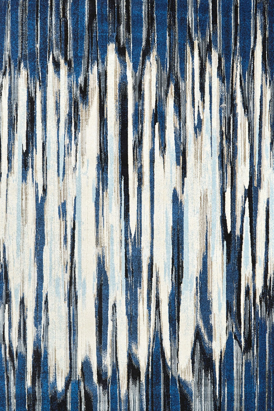 Large View Melissa Contemporary Striped Rug