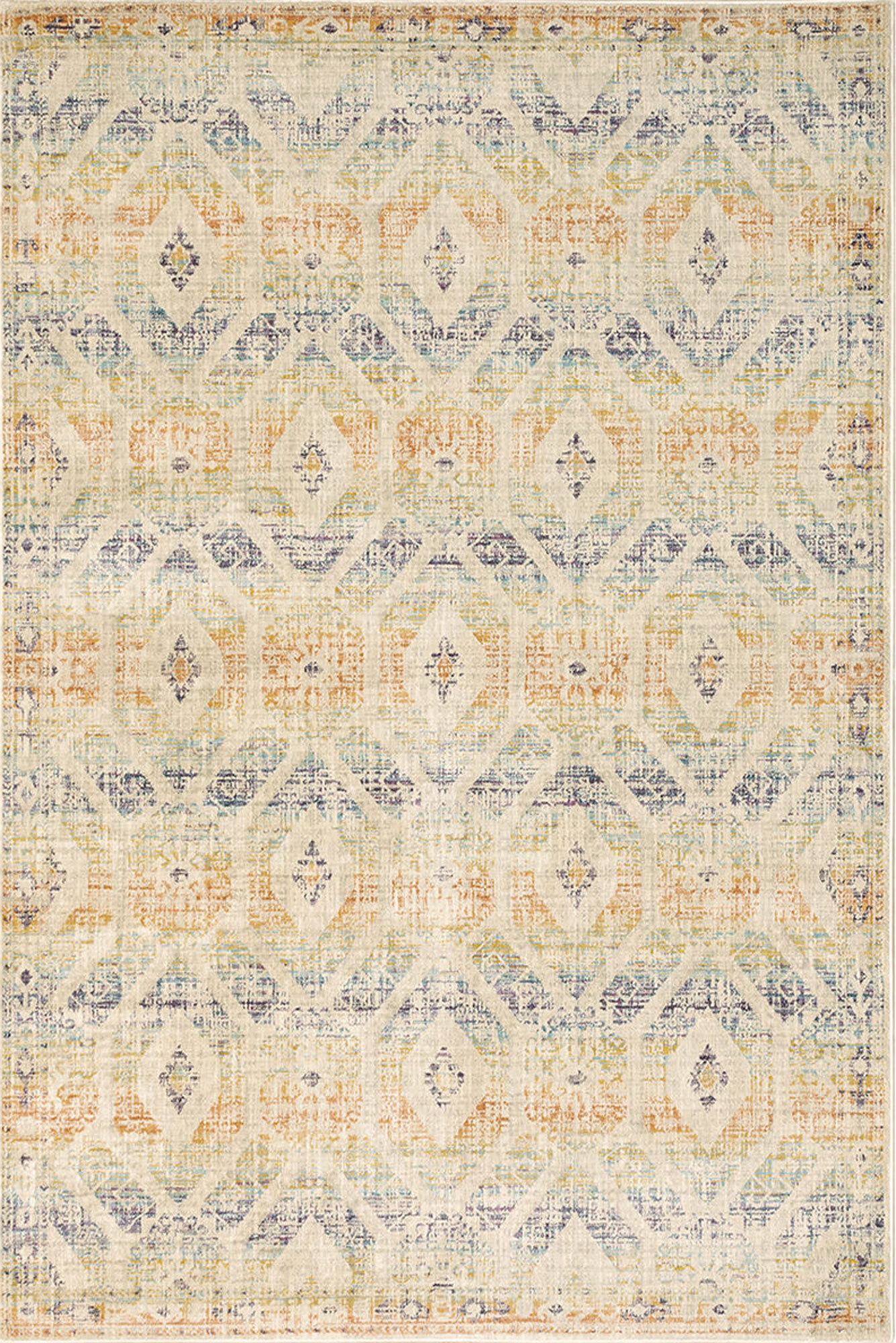 Large View Myla Traditional Geometric Rug