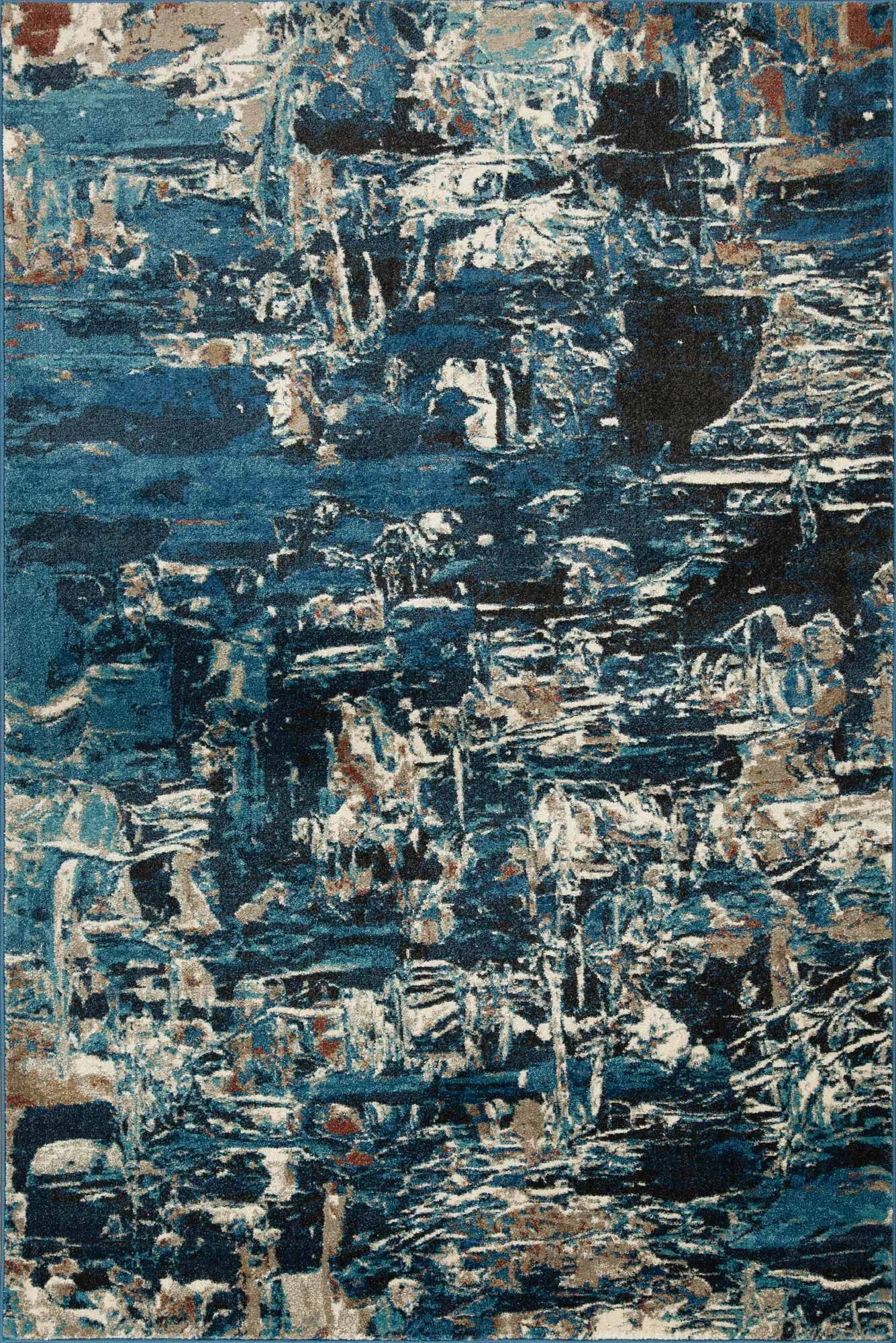 Large View Mobi Contemporary Abstract Rug