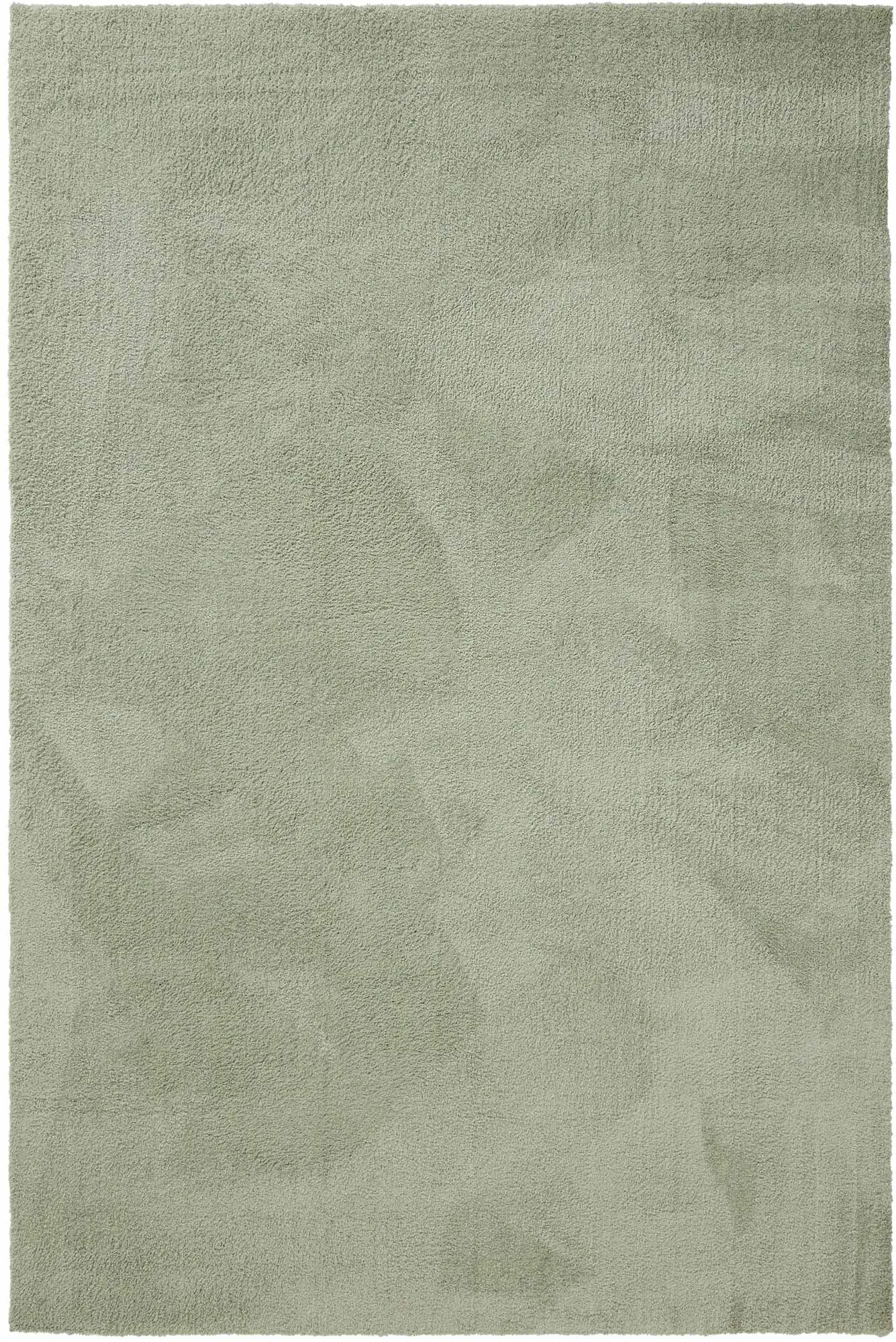 Mojito Plain Green Shaggy Rug