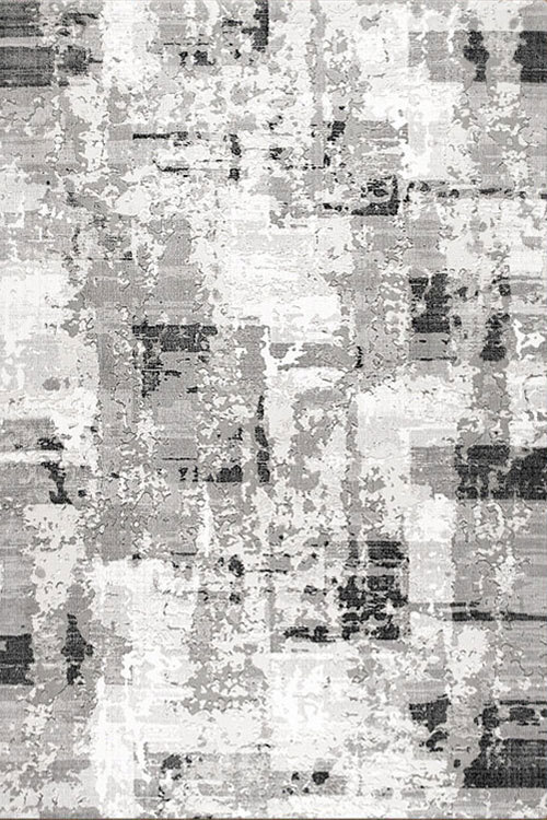 Large View Morris Grey Contemporary Rug