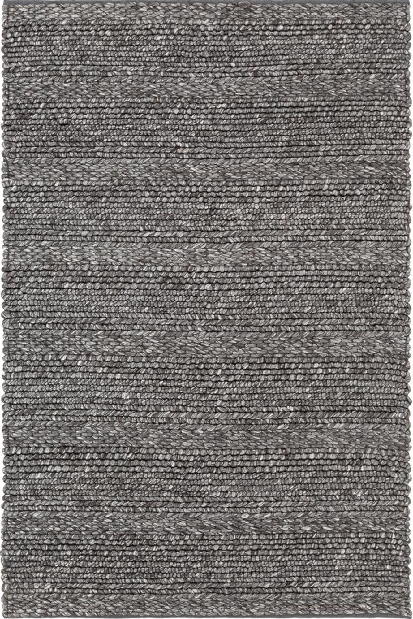 Mel Grey Braided Wool Rug