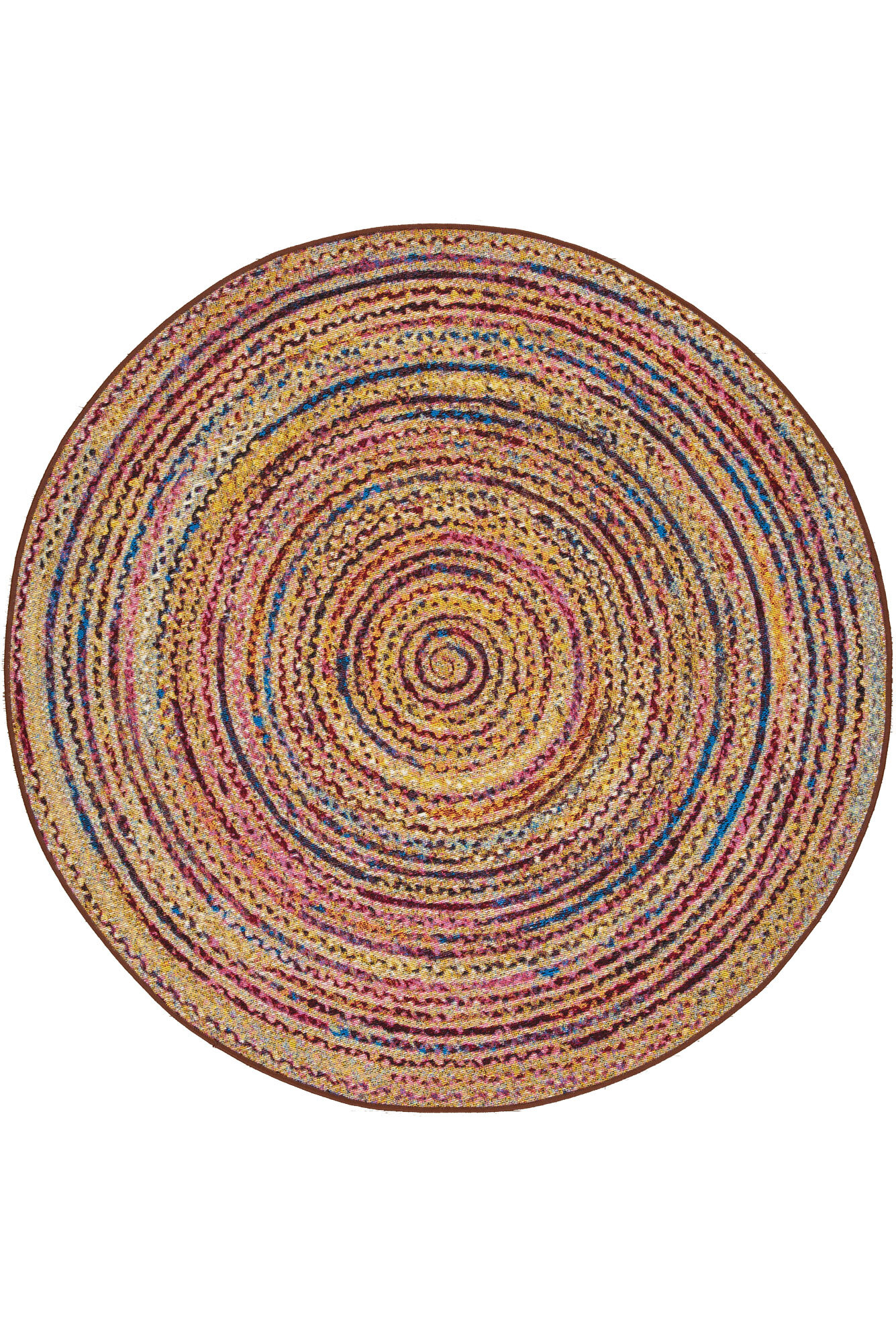 Large View Mystique Round Outdoor Rug