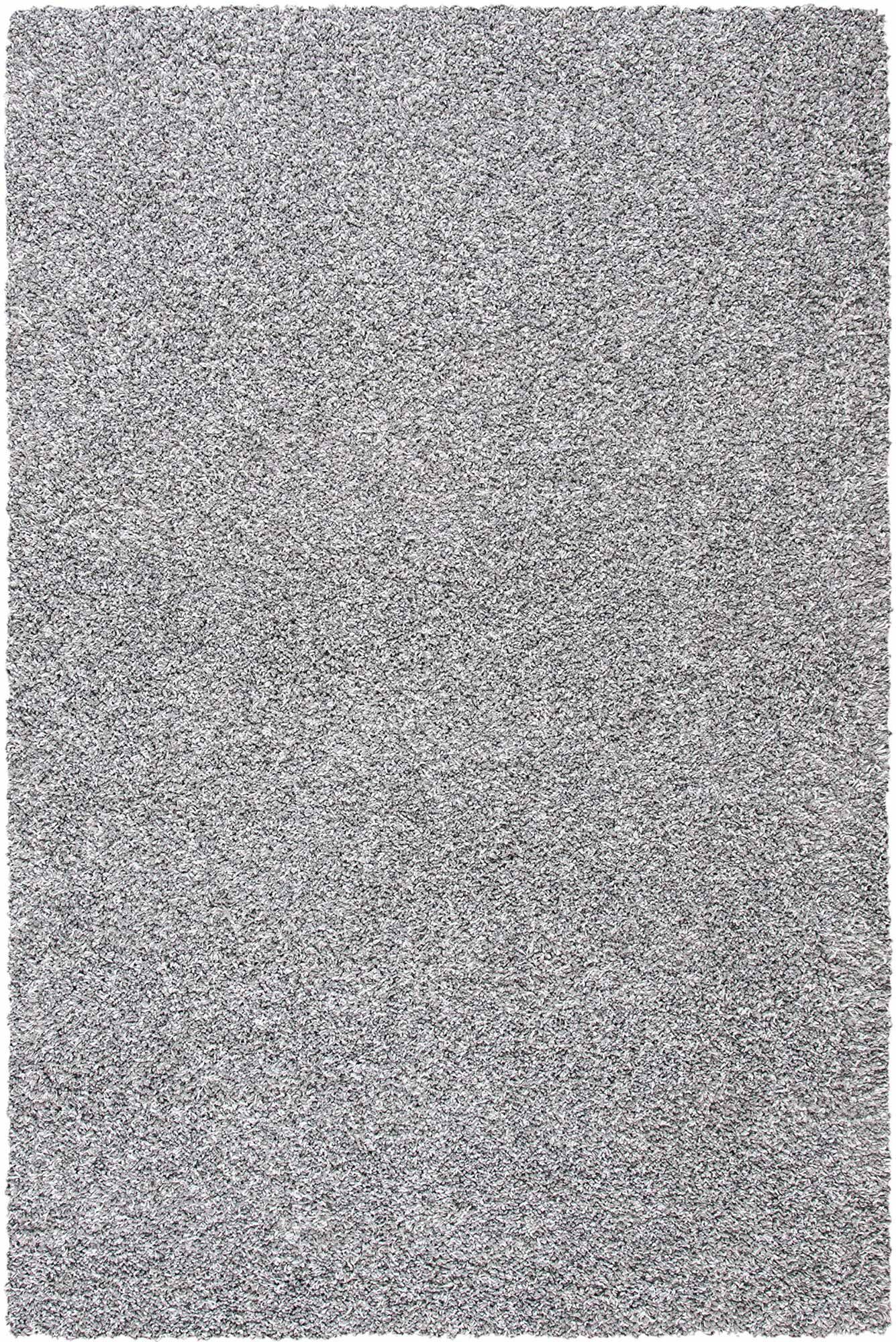 Large View Natura Plain Grey Shaggy Rug
