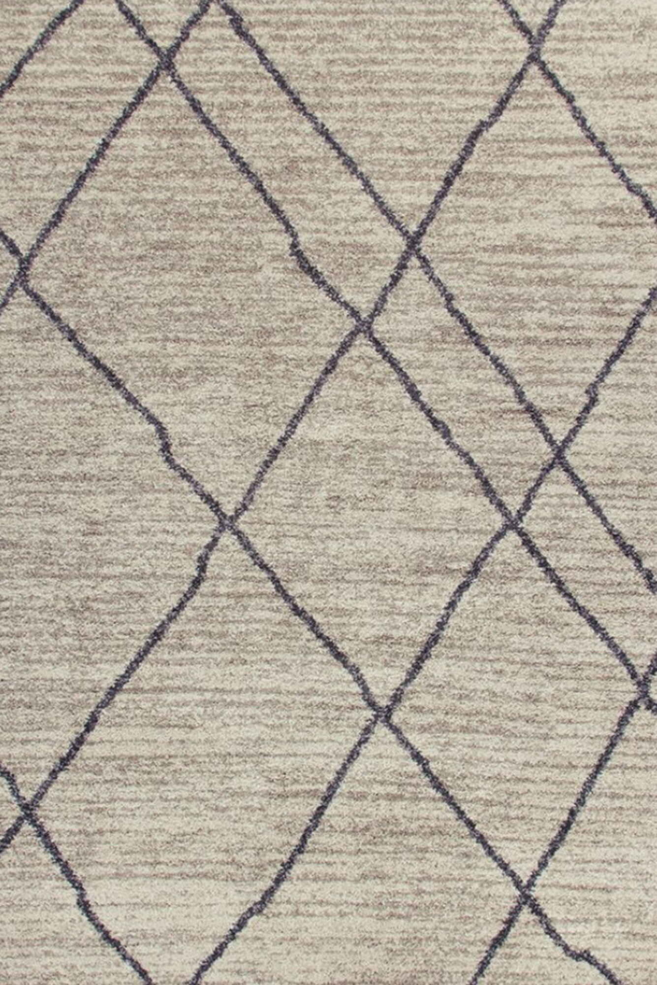Large View Nordic Beige Moroccan Rug