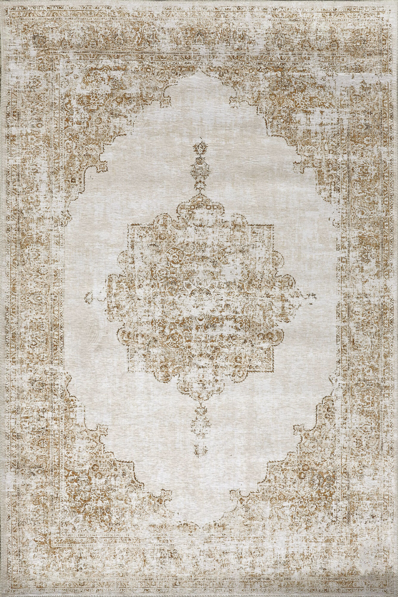 Large View Noble Traditional Medallion Rug