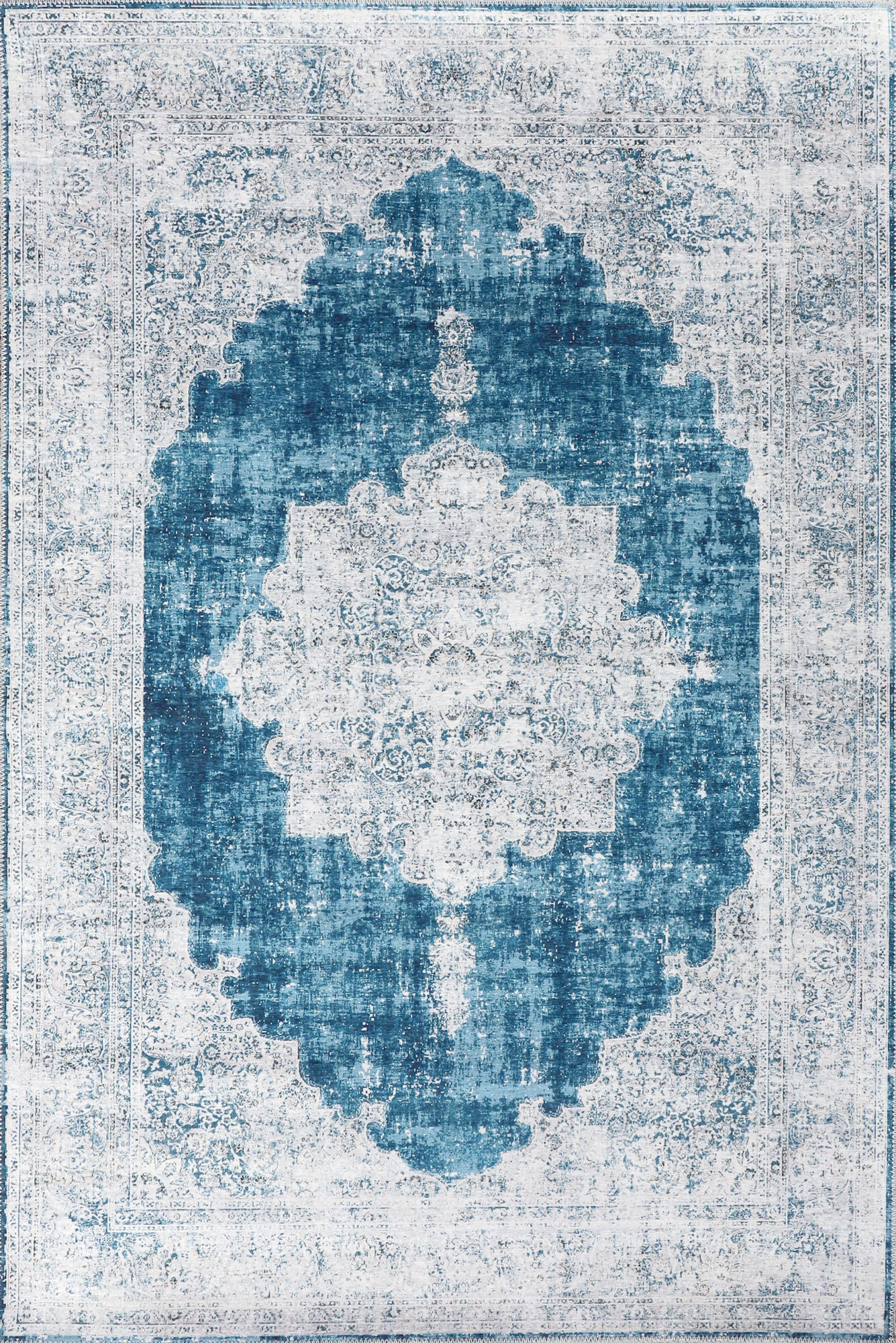 Large View Noble Traditional Medallion Rug