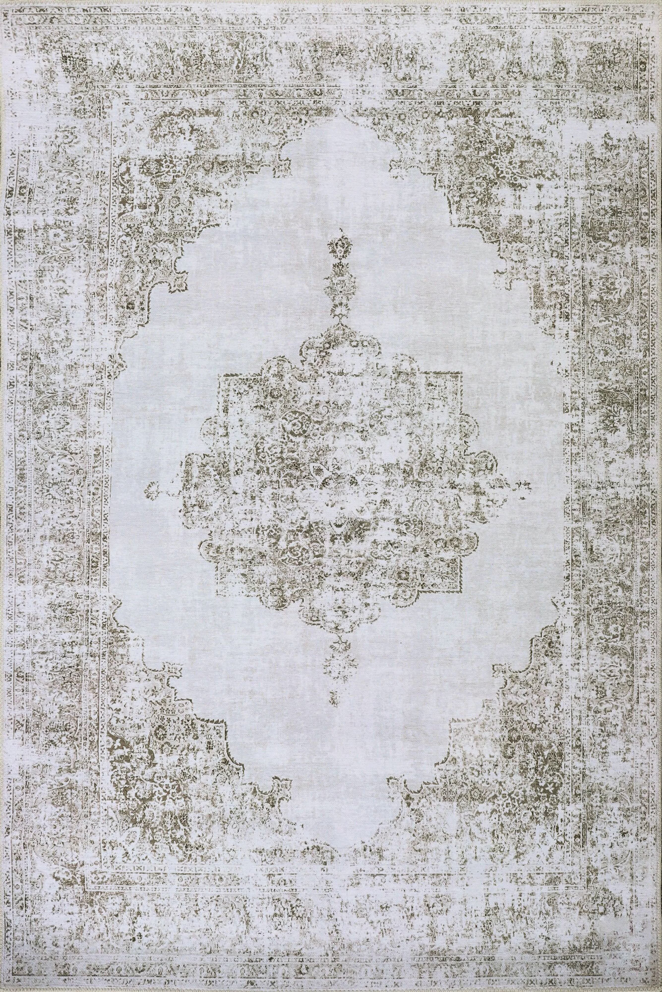 Large View Noble Traditional Medallion Rug