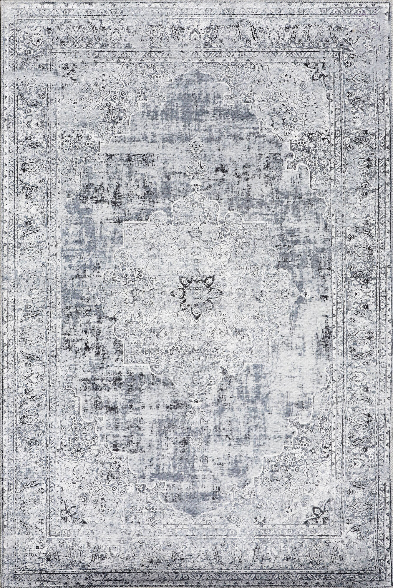 Large View Noble Traditional Medallion Rug