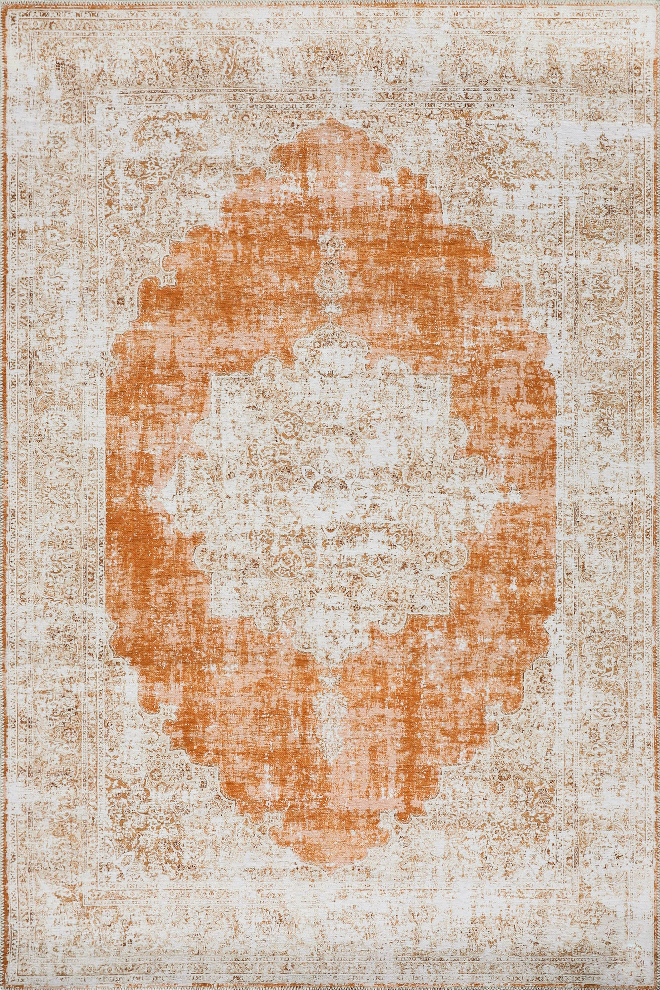Large View Noble Traditional Medallion Rug