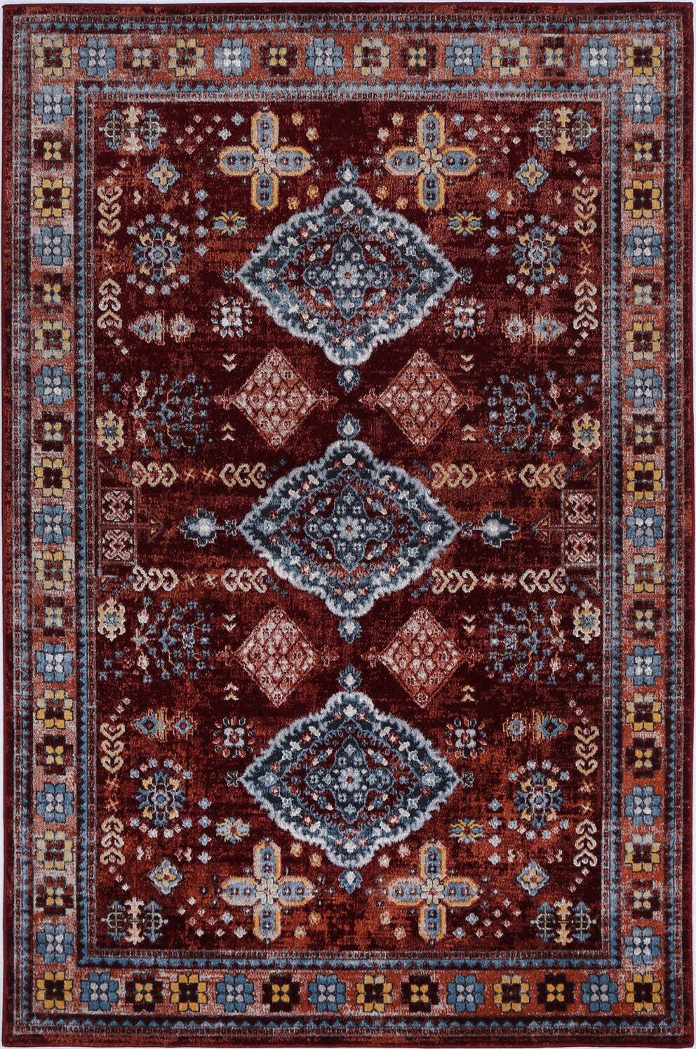 Large View Oasis Tribal Medallion Rug