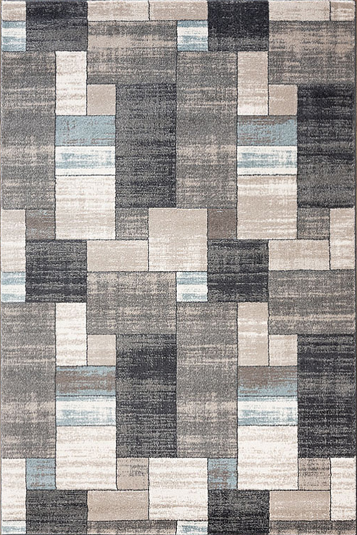 Large View Orel Modern Square Pattern Rug